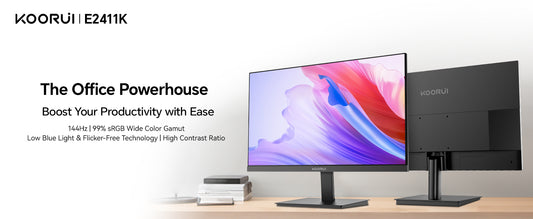 KOORUI E2411K | 24" FHD 144Hz Office Monitor