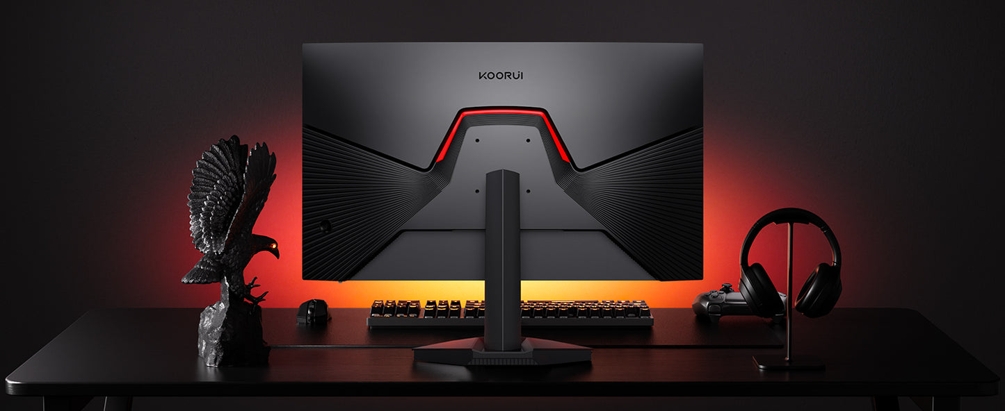 KOORUI G2711P | 27" FHD 200Hz Gaming Monitor | VESA Adaptive Sync | 10bit | MPRT 1ms