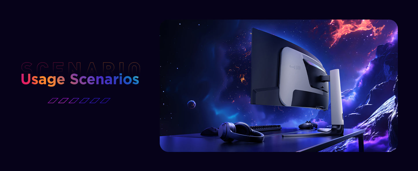 KOORUI S4941XO | 49" DQHD 240Hz 1800R OLED Monitor | AMD FreeSync | GTG 0.03ms
