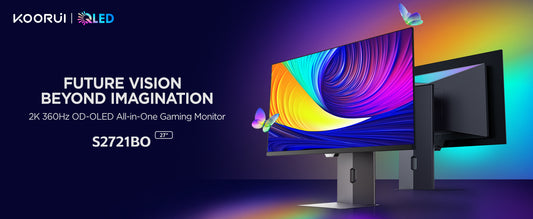 KOORUI S2721BO | 27" QHD 360Hz OLED Monitor | AMD FreeSync | GTG 0.03ms
