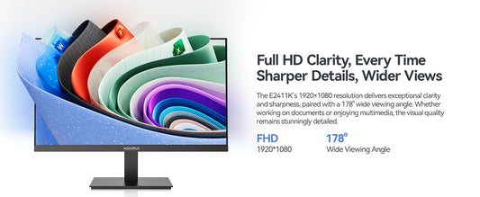 KOORUI E2411K | 24" FHD 144Hz Office Monitor