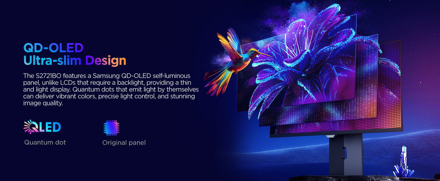 KOORUI S2721BO | 27" QHD 360Hz OLED Monitor | AMD FreeSync | GTG 0.03ms