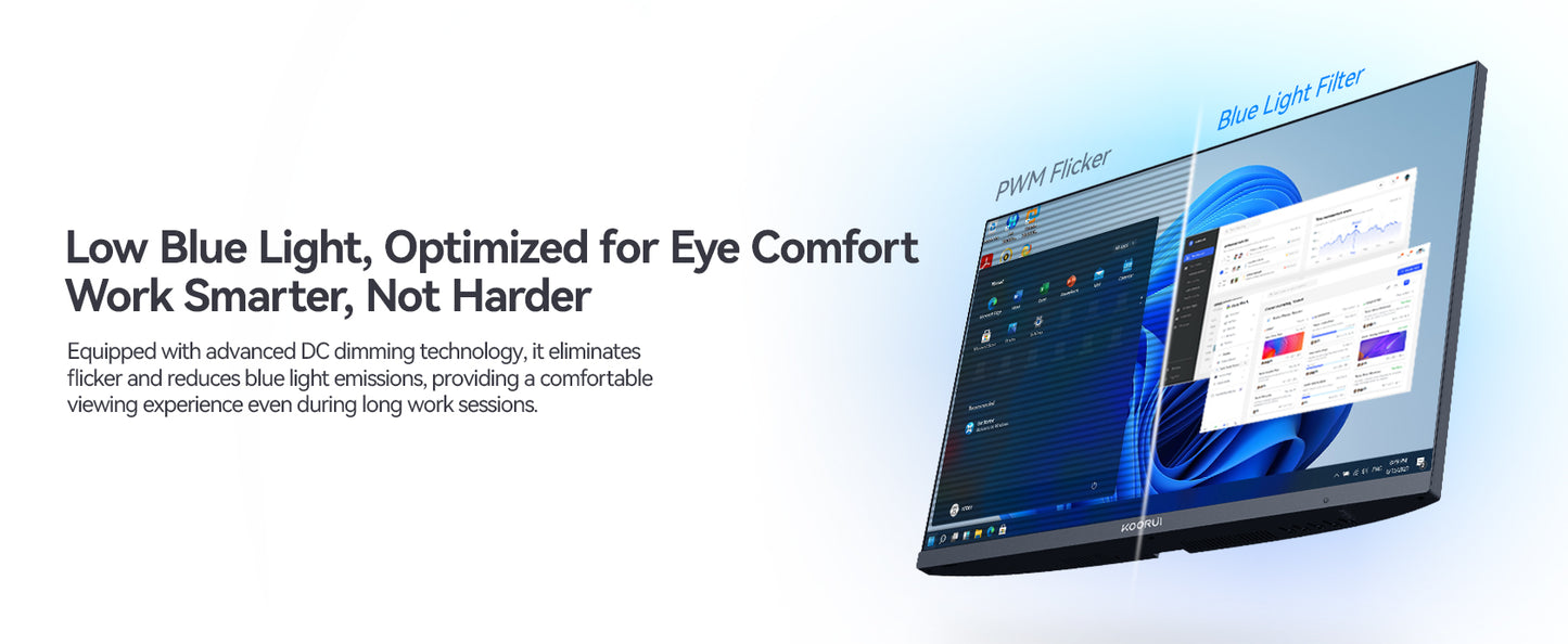 KOORUI E2411K | 24" FHD 144Hz Office Monitor