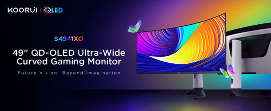 KOORUI S4941XO | 49" DQHD 240Hz 1800R OLED Monitor | AMD FreeSync | GTG 0.03ms
