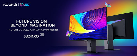 KOORUI S3241XO | 31.5" UHD 240Hz OLED Monitor | AMD FreeSync | GTG 0.03ms